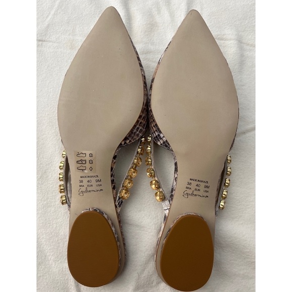 Anthropologie GUILHERMINA EMBELLISHED SLIDES - Picture 5 of 6